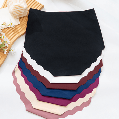 Magic Seamless High-Waist Comfort Briefs with Scalloped Hem