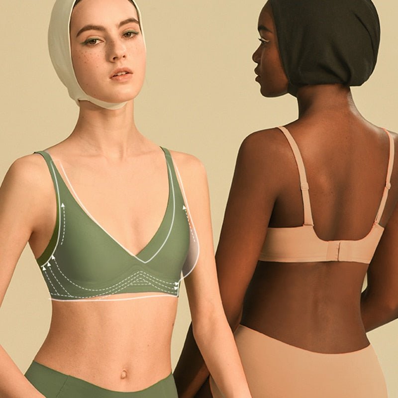 MagicLift CloudSoft Seamless Wire-Free Plunge Bra