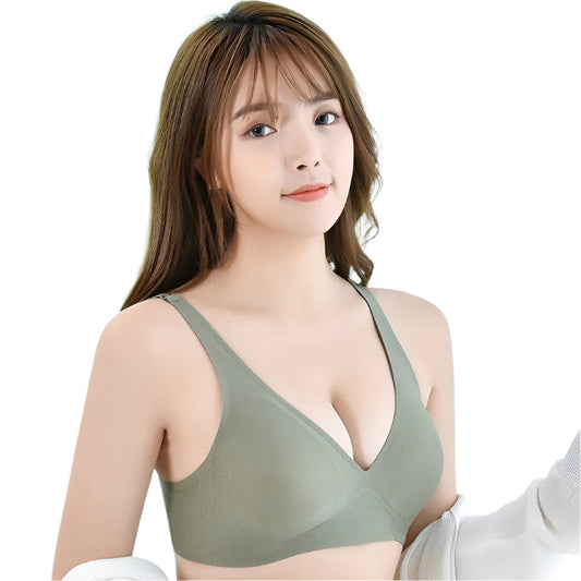 MagicLift CloudSoft Seamless Wire-Free Plunge Bra