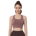Seamless Criss-Cross Back Supportive Sports Bra