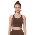 Seamless Criss-Cross Back Supportive Sports Bra