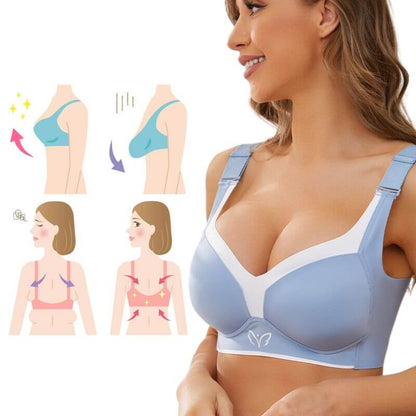 Seamless Full-Coverage Plus Size T-Shirt Bra with MagicLift™ Support