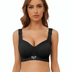 Seamless Full-Coverage Plus Size T-Shirt Bra with MagicLift™ Support - Black