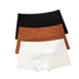 Seamless Ruffle Scallop Hem Boyshorts Underwear - Assorted