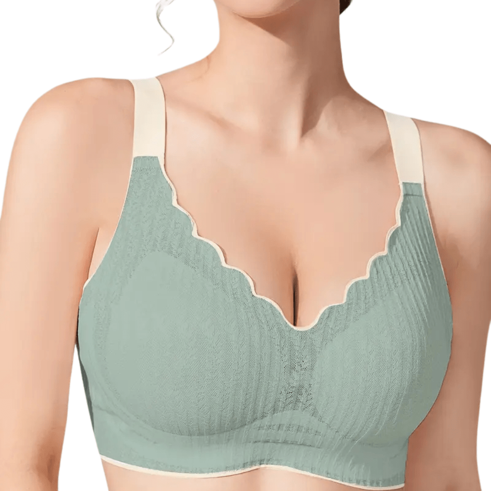 Two-Tone Seamless Wire-Free Bra with MagicLift™ Support