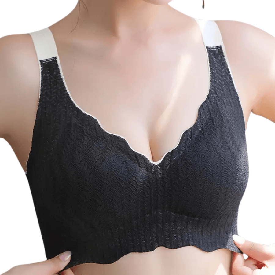 Two-Tone Seamless Wire-Free Bra with MagicLift™ Support