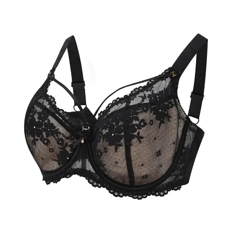 CloudSoft™ Floral Lace Seamless Plus Size Underwire Bra