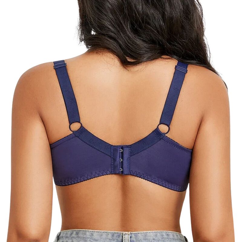 CloudSoft™ Floral Lace Seamless Plus Size Underwire Bra