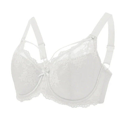 CloudSoft™ Floral Lace Seamless Plus Size Underwire Bra