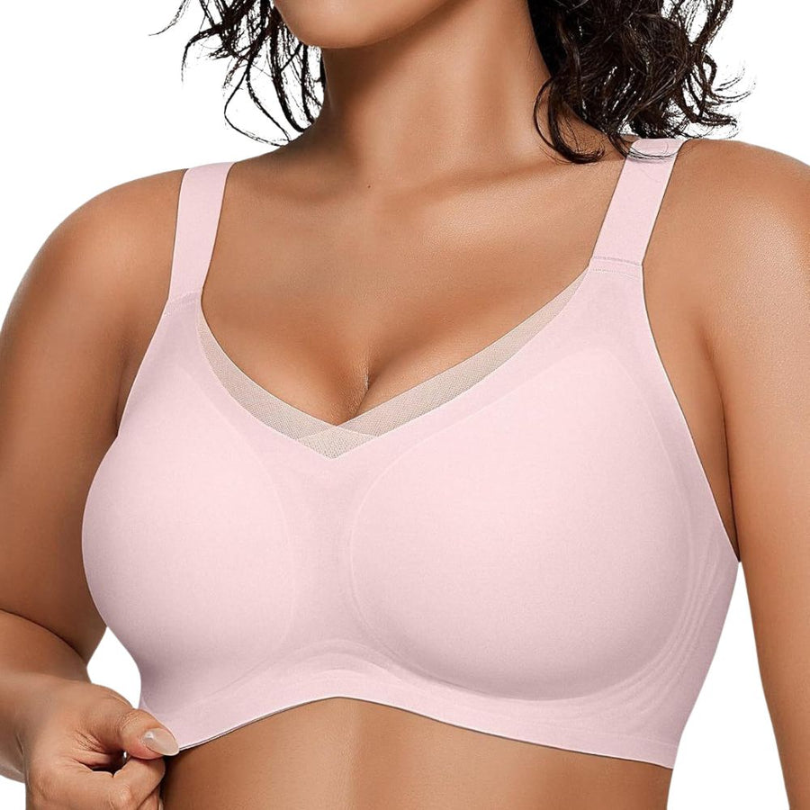 Seamless Wireless Push-Up Bra with Adaptive Fit and Comfort