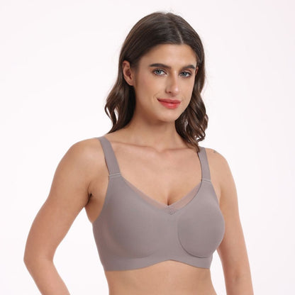 Seamless Wireless Push-Up Bra with Adaptive Fit and Comfort