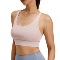 Soft Sculpt Cross-Back Yoga Bra for Enhanced Breathability