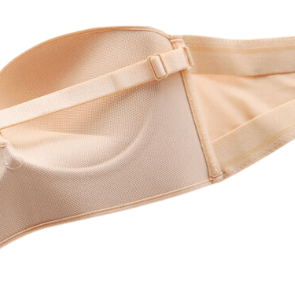 CloudSoft Front-Buckle Strapless Bra with Non-Slip Design