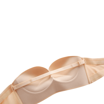 CloudSoft Front-Buckle Strapless Bra with Non-Slip Design