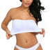 CloudSoft™ Strapless Support Bandeau Bra - White