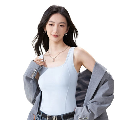 Magic Lyocell Support Tank Top with Built-In Bra