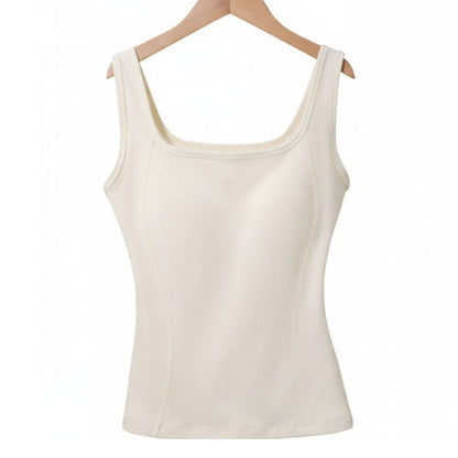 Magic Lyocell Support Tank Top with Built-In Bra