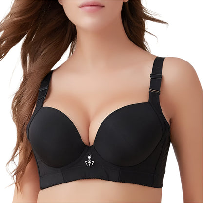 MagicLift™ Black Thick Cup Push-Up Bra for Full Figures