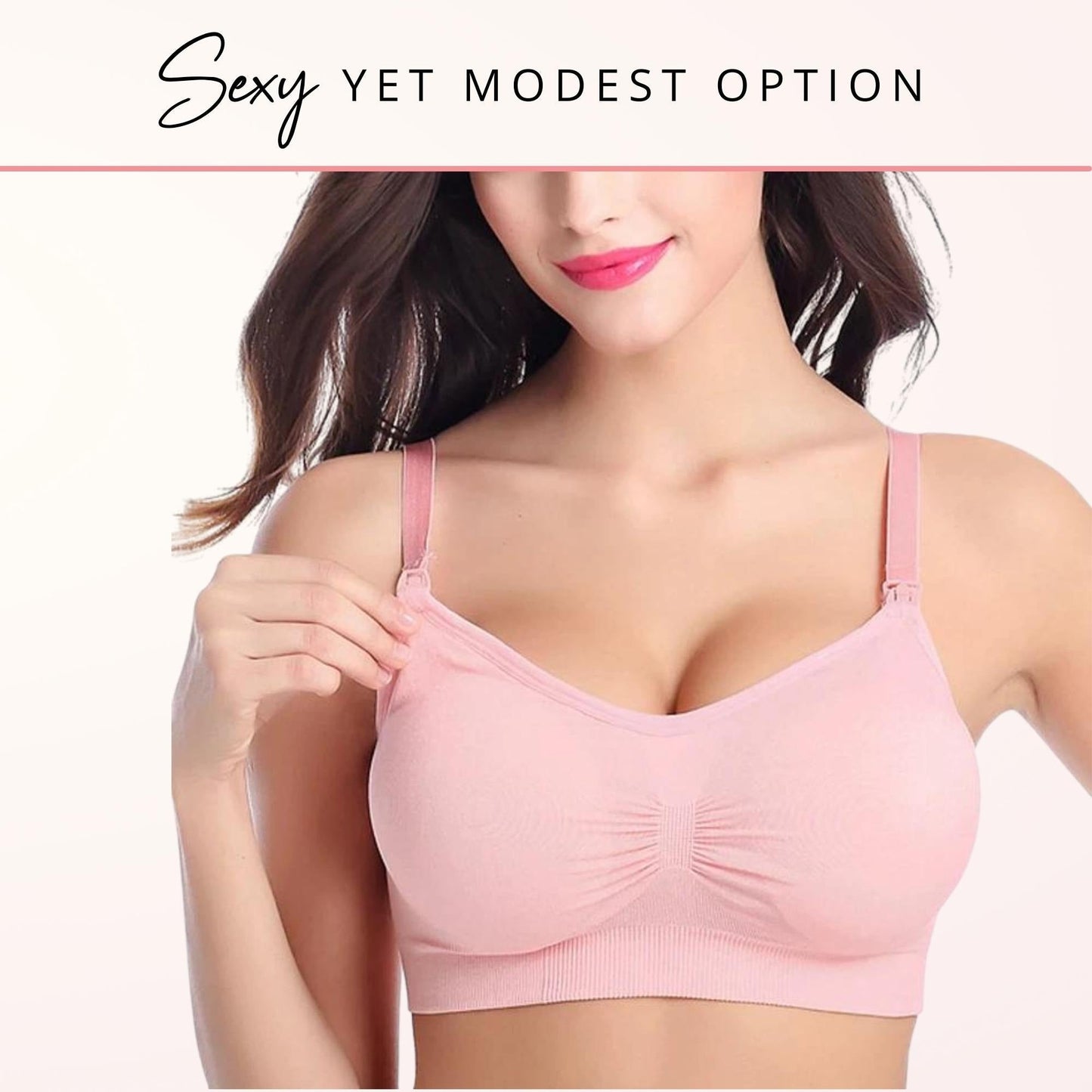 U-Back Cotton Breathable Nursing Bralette