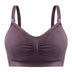 U-Back Cotton Breathable Nursing Bralette - Deep Purple