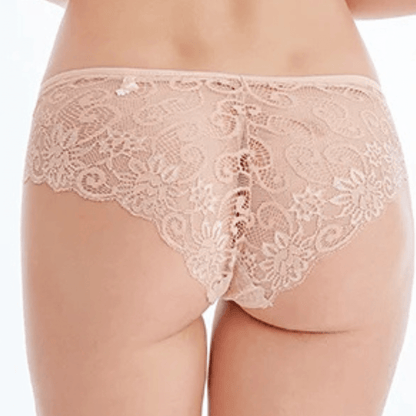 Ultra Thin Mid-Waist Lace Floral Pattern Women's Underwear