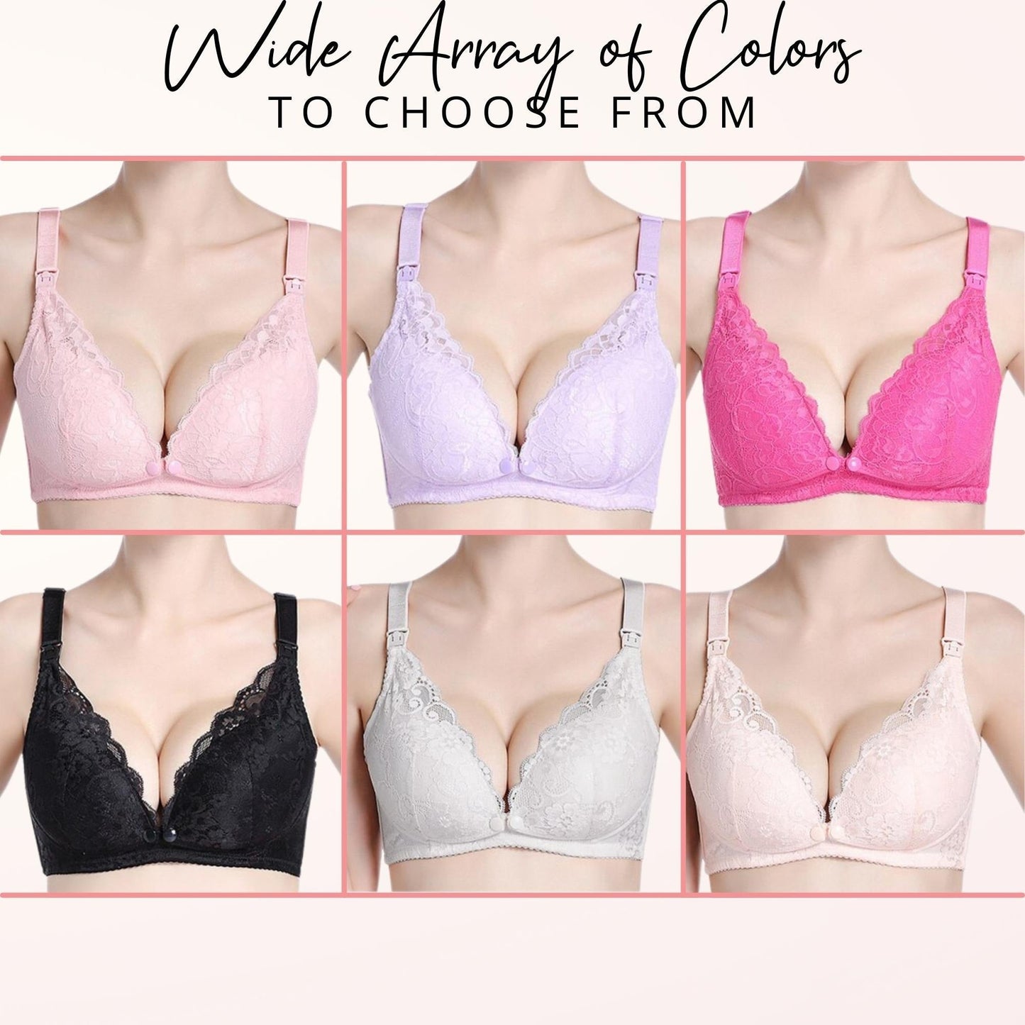 MagicLift™ Lace Plunge Underwire Nursing Bra