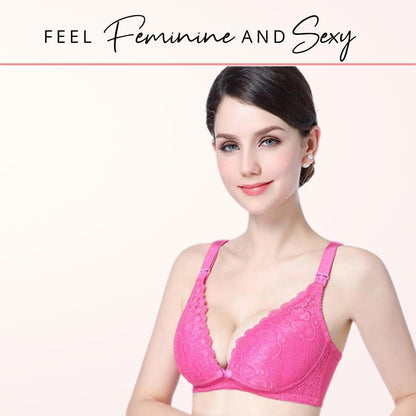 MagicLift™ Lace Plunge Underwire Nursing Bra