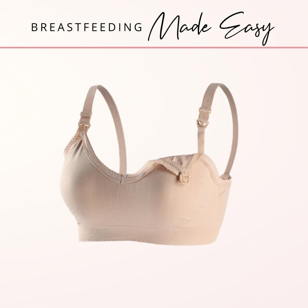 CloudSoft Wireless Push Up Nursing Bra - Breathable Comfort