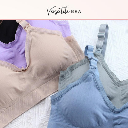 CloudSoft Wireless Push Up Nursing Bra - Breathable Comfort