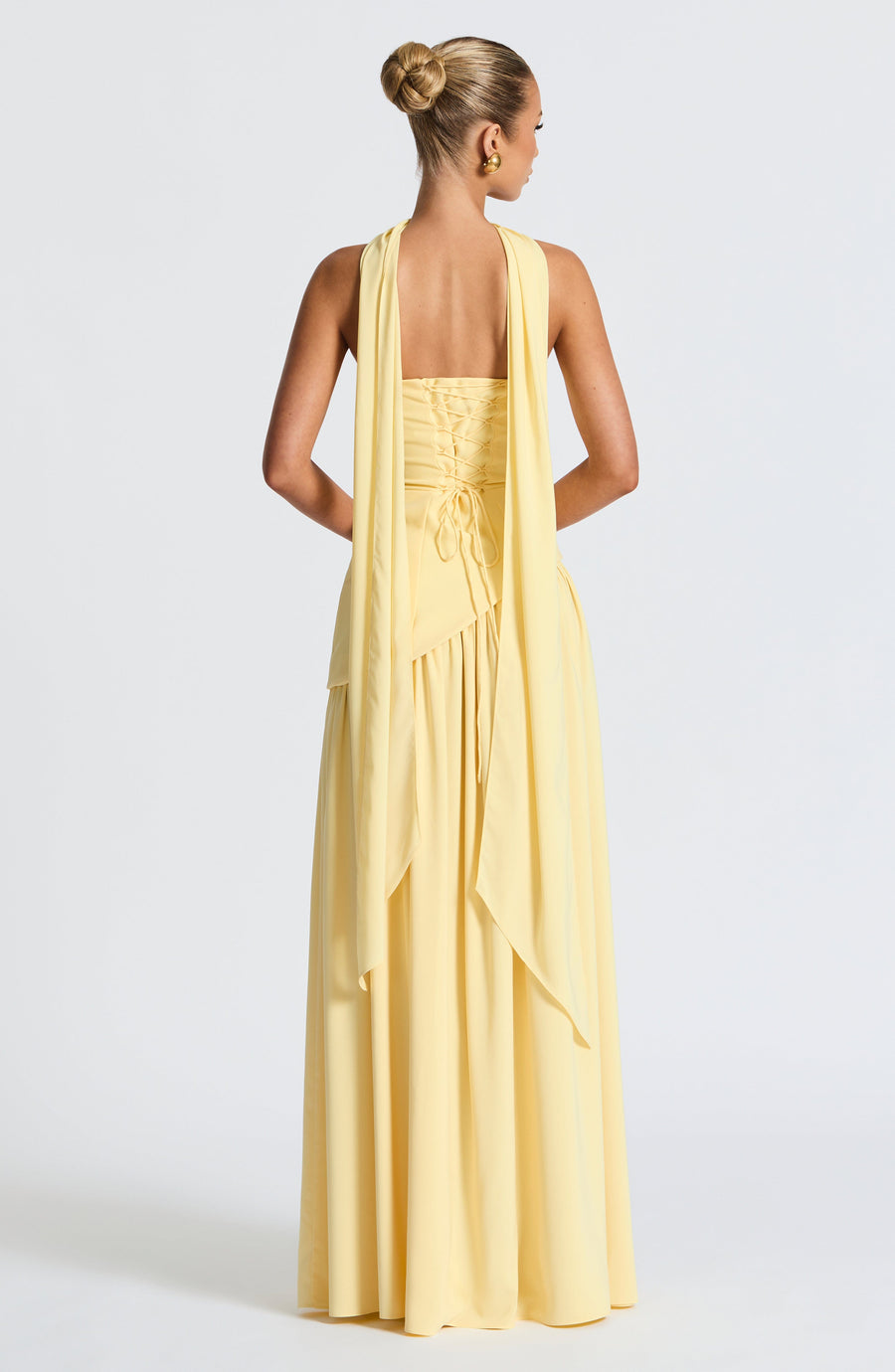 Sophia Lemon Maxi Summer Dress
