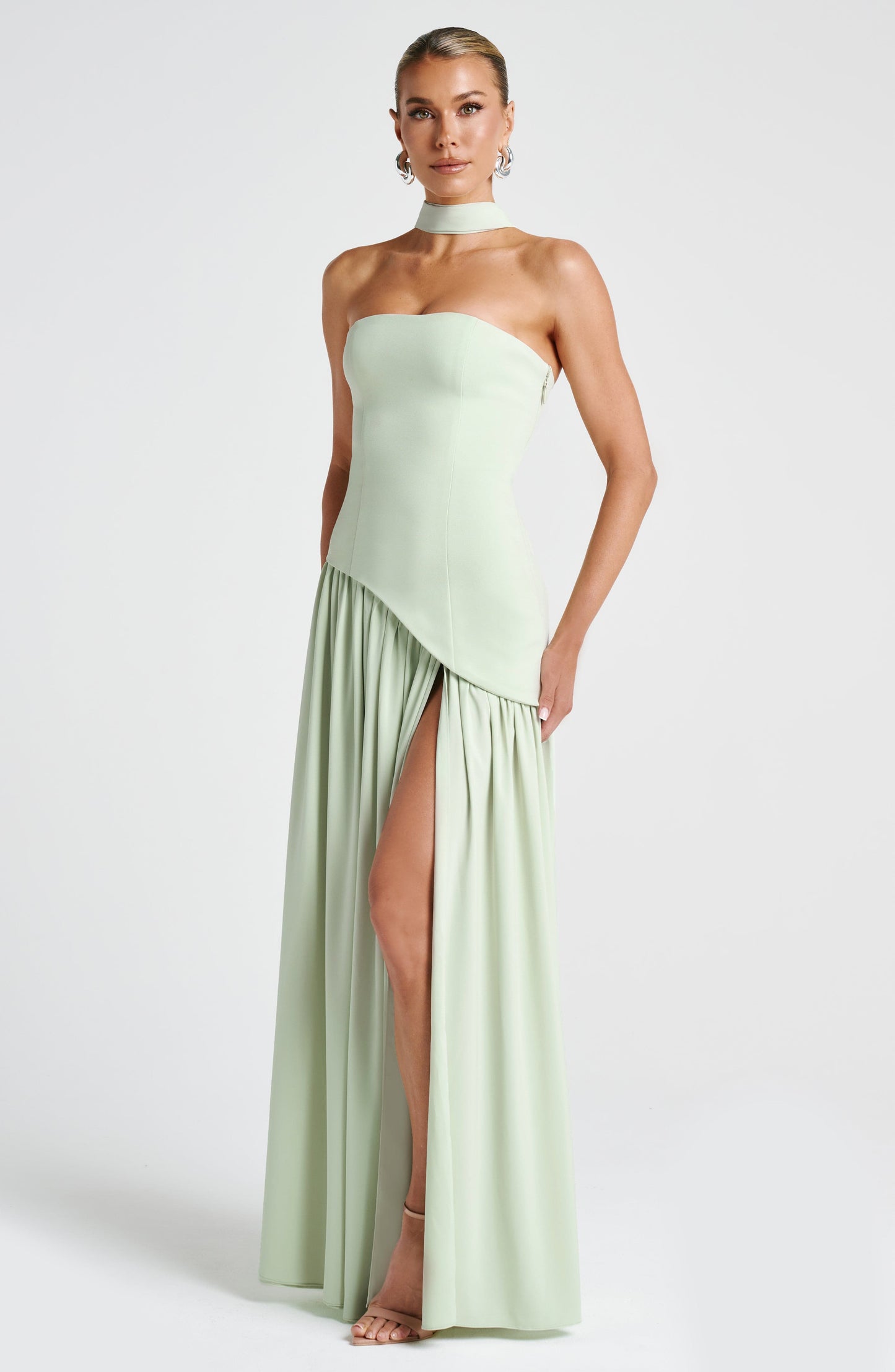 Sophia Mint Maxi Summer Dress