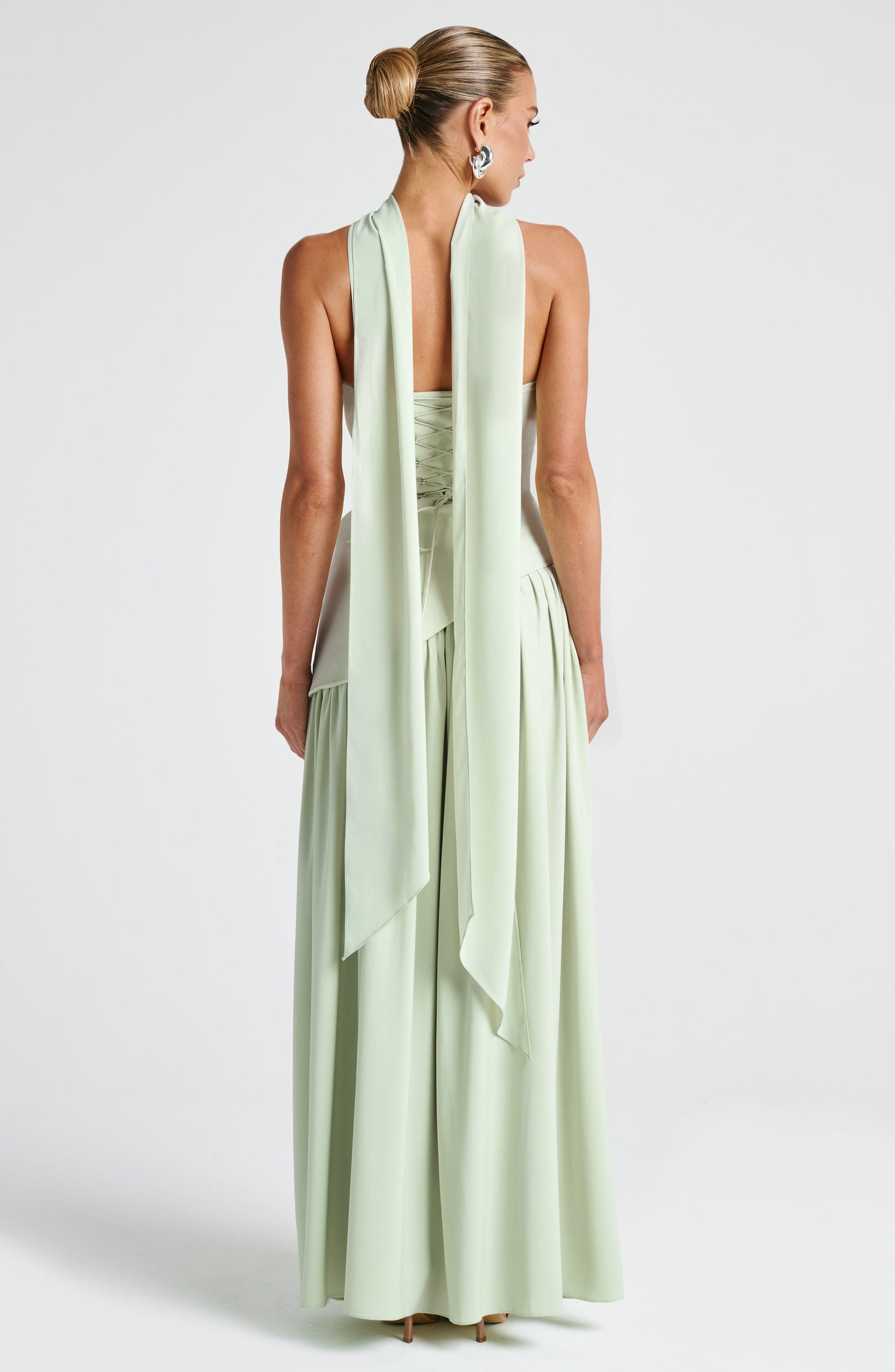 Sophia Mint Maxi Summer Dress