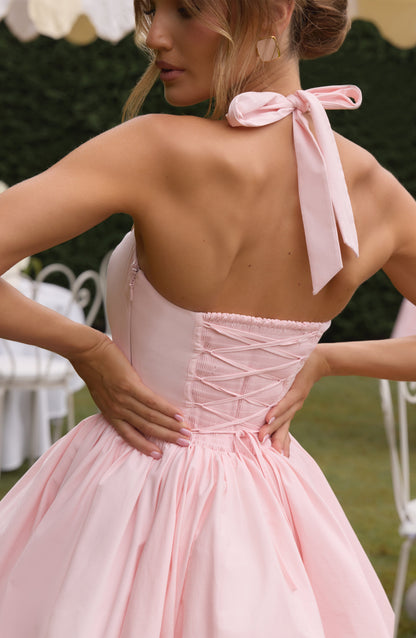 Sophia Blush Mini Sundress