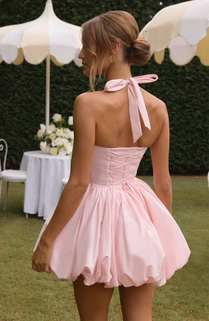 Sophia Blush Mini Sundress