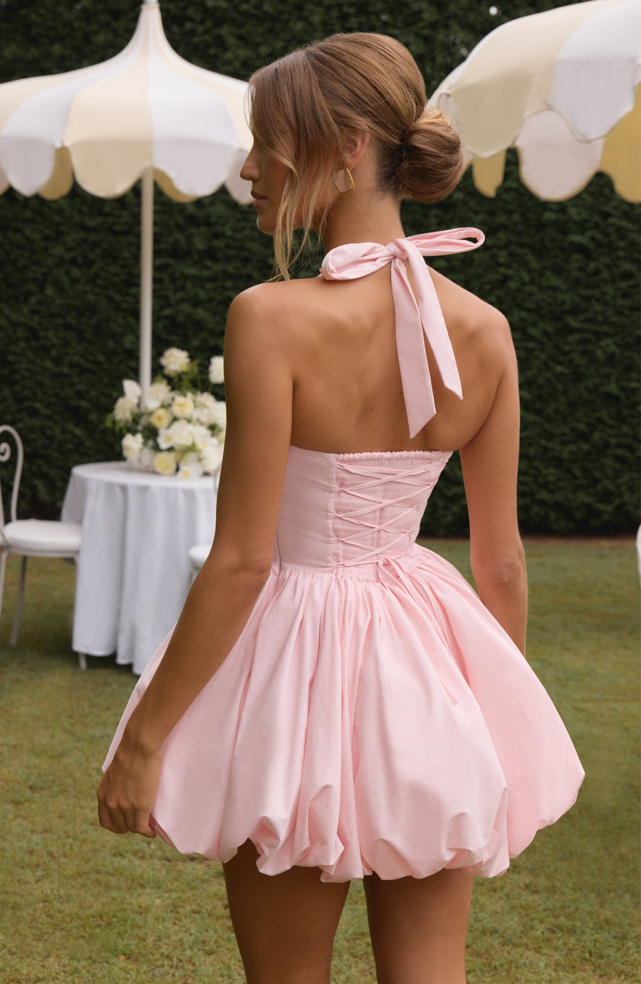Sophia Blush Mini Sundress