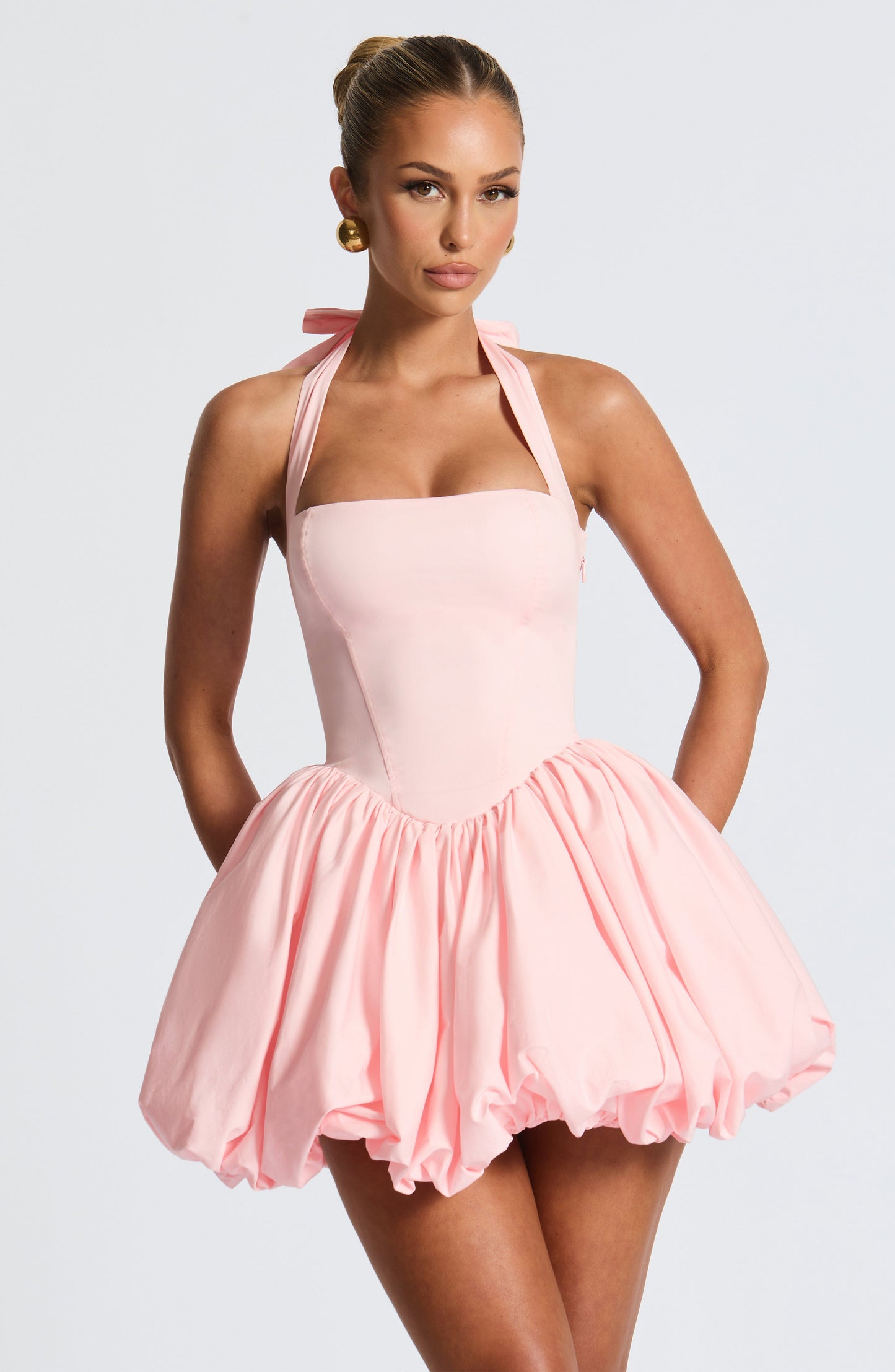 Sophia Blush Mini Sundress