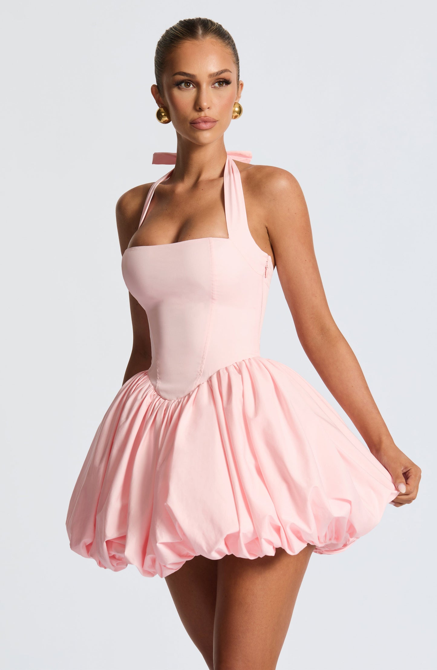 Sophia Blush Mini Sundress