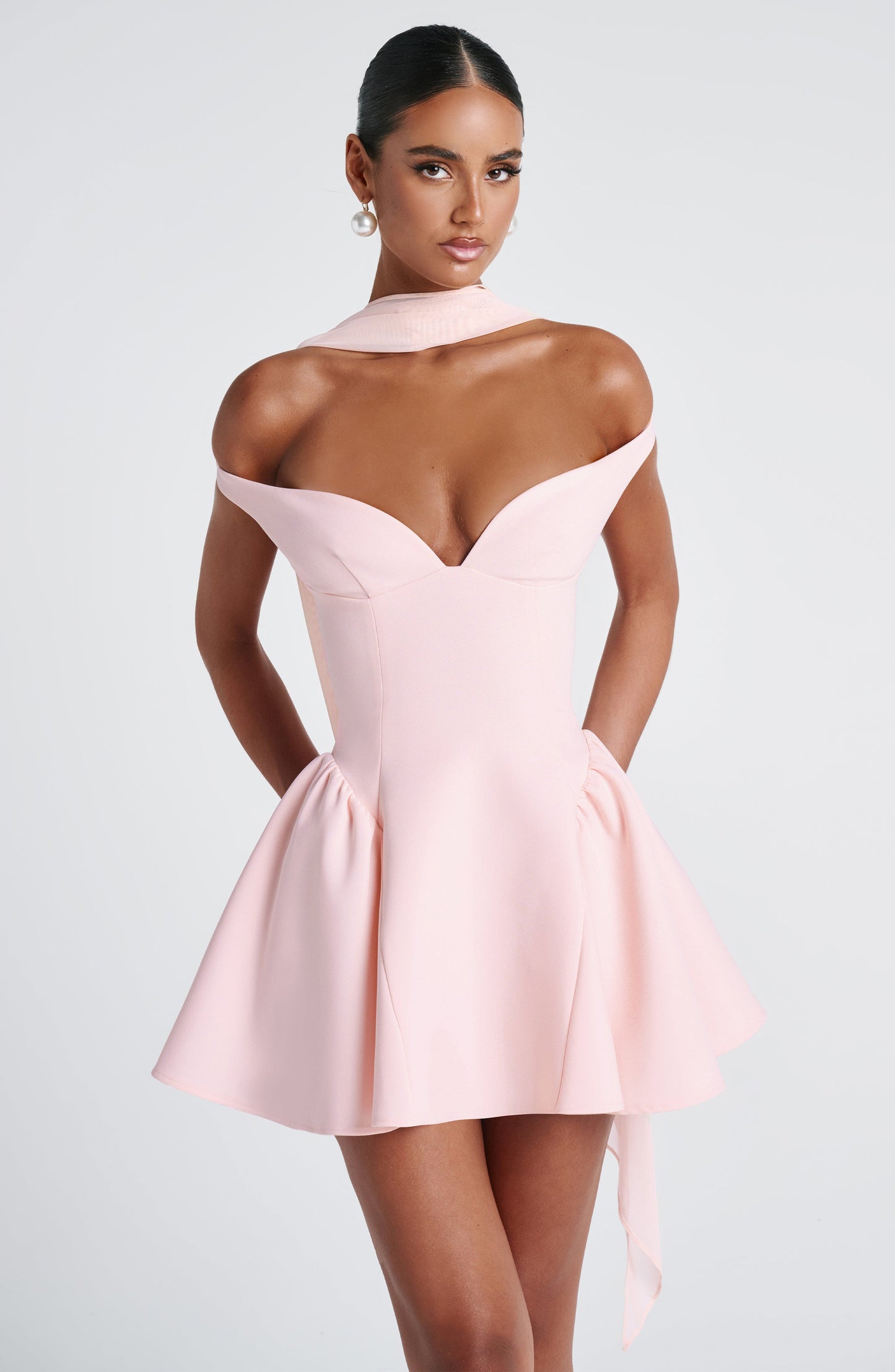 Sophia Blush Mini Sundress - Cute Summer Fashion