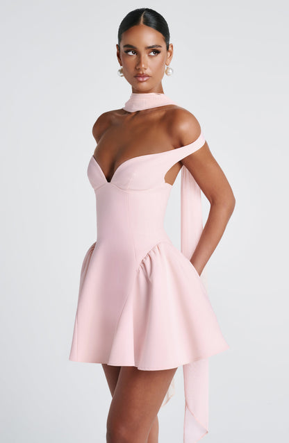 Sophia Blush Mini Sundress - Cute Summer Fashion