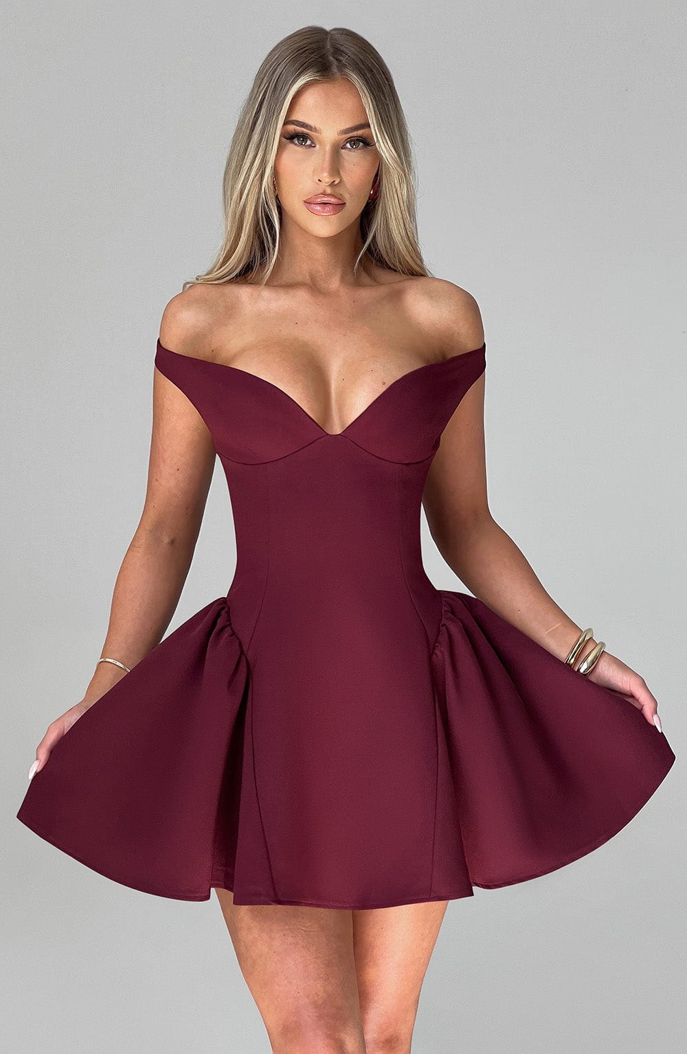 Marla Cherry Lacquer Mini Dress in XS - image 6