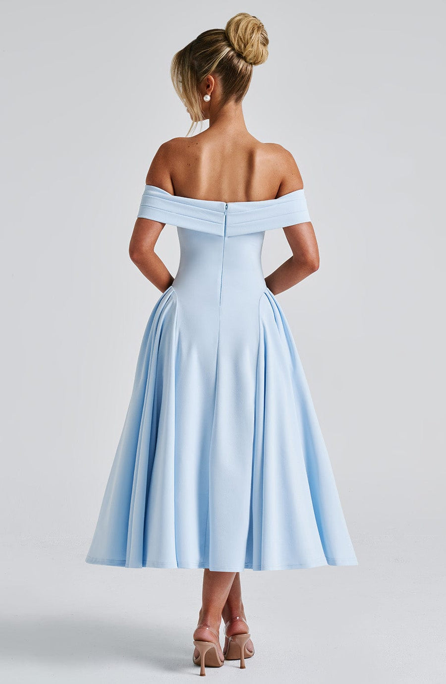 Sophia Blue Midi Summer Dress