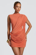 Chloe Burnt Orange Mini Sundress