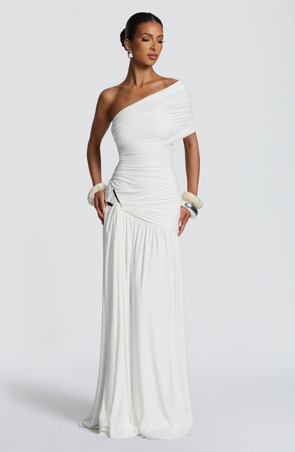 Sophia White Maxi Summer Dress