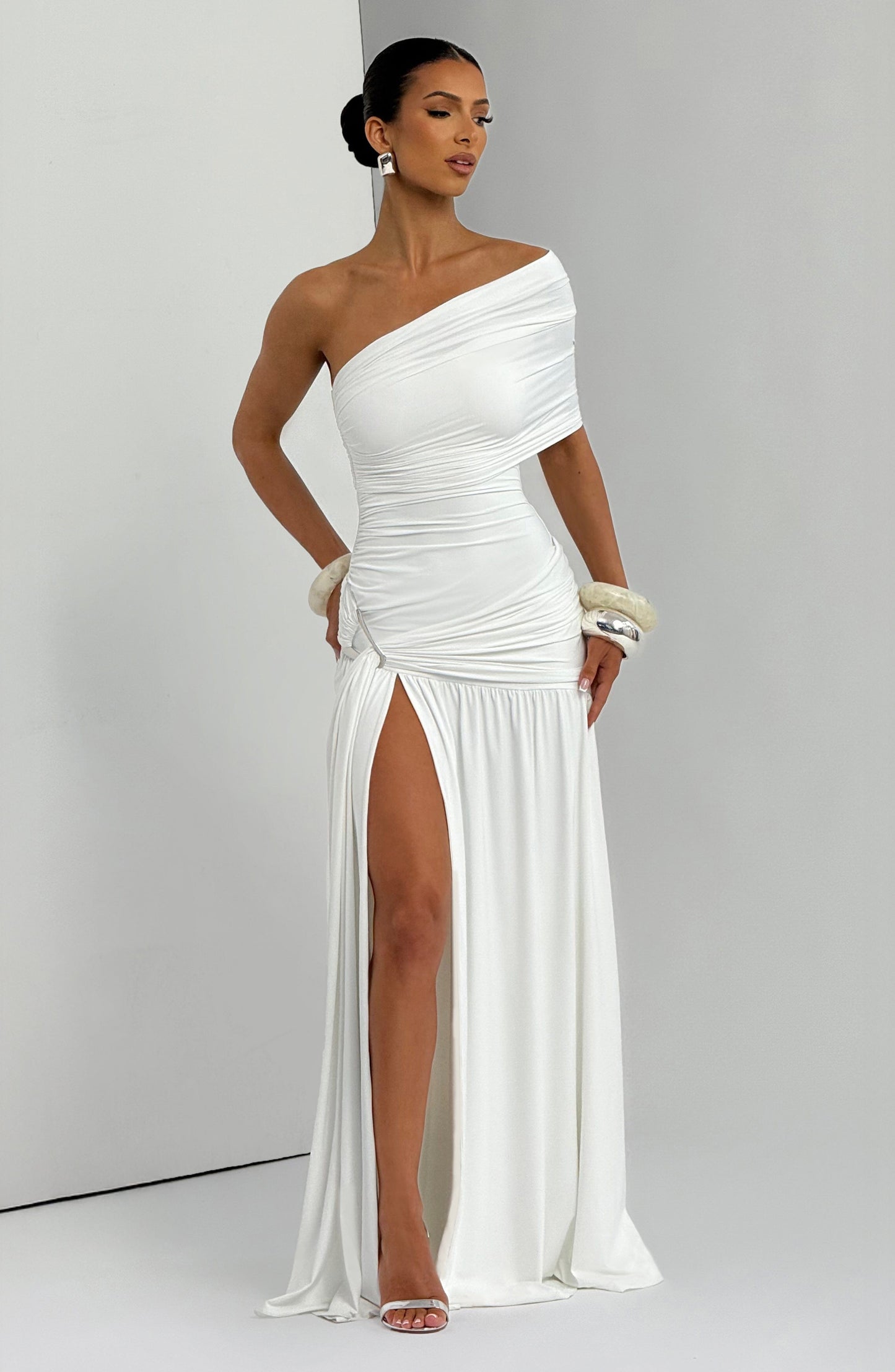 Sophia White Maxi Summer Dress