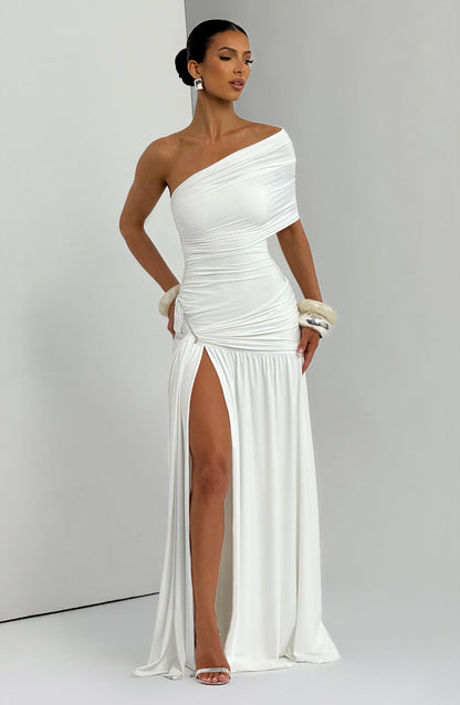 Sophia White Maxi Summer Dress
