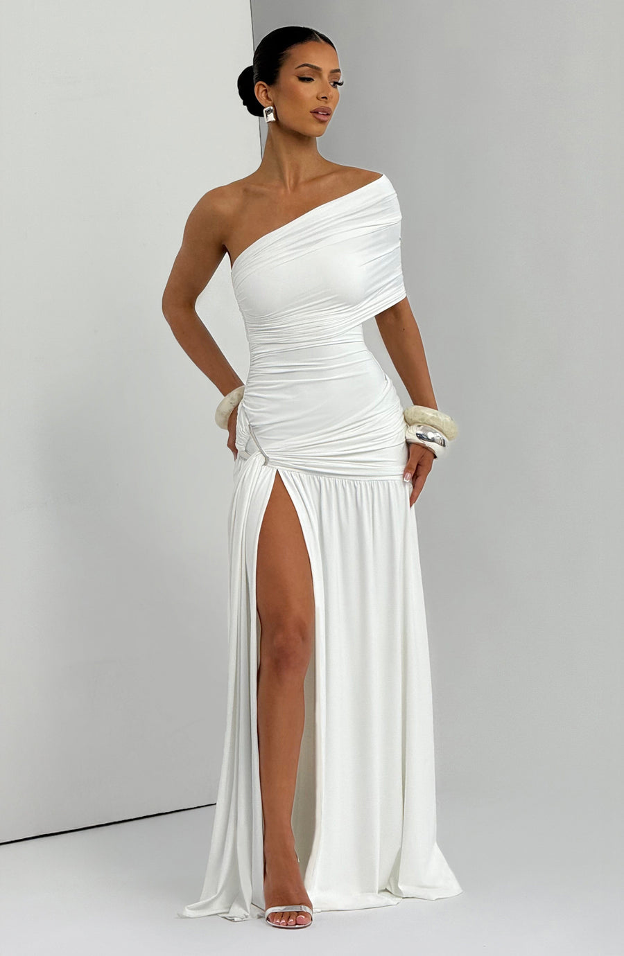 Sophia White Maxi Summer Dress