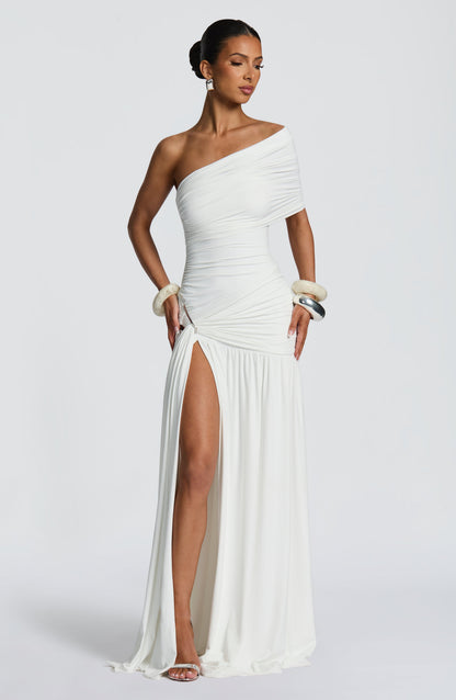 Sophia White Maxi Summer Dress