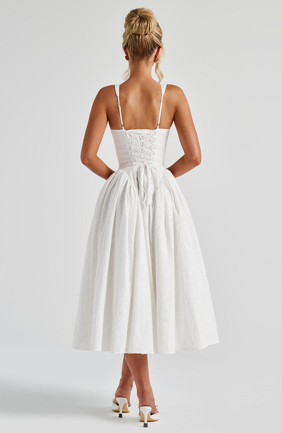 Chloe Ivory Midi Sundress - Perfect Summer Dress