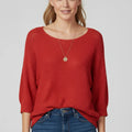 Ladies' Scoop Neck Pullover Sweater