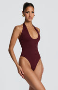 Sophia Cherry Red Bodysuit - Sleek Summer Style